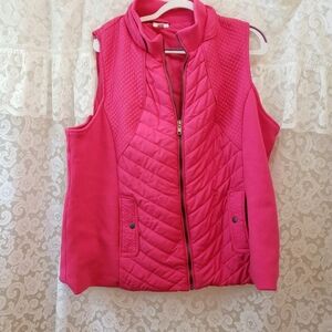 LuLaRoe Pink Women's Quilted Vest